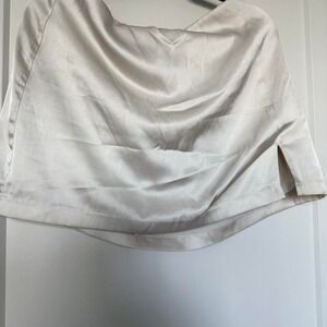Abercrombie & Fitch Satin Skort - L